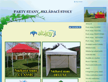 Tablet Screenshot of partystany-altany.cz